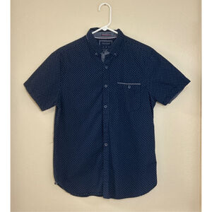 Cactus Man Button Up Shirt M Slim Fit Short Sleeve 100% Cotton Ricky Singh